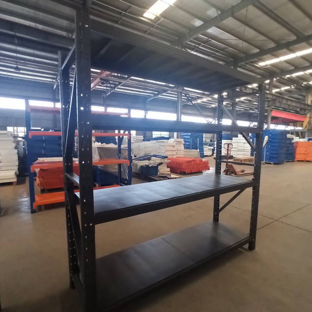 Preto 2000*600*2000mm rack de aço de aço prateleira de prateleiras longspan 